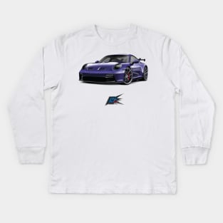 porsche 992 gt3 Kids Long Sleeve T-Shirt